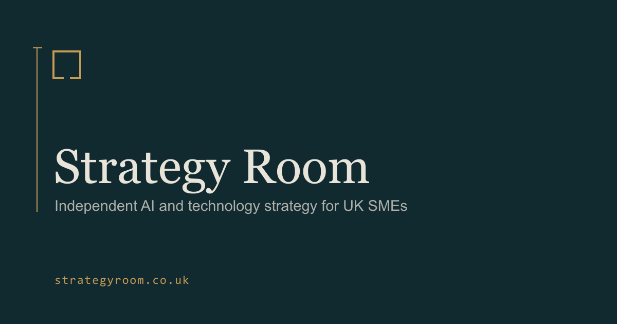 Strategy Room | Independent AI strategy for UK SMEs